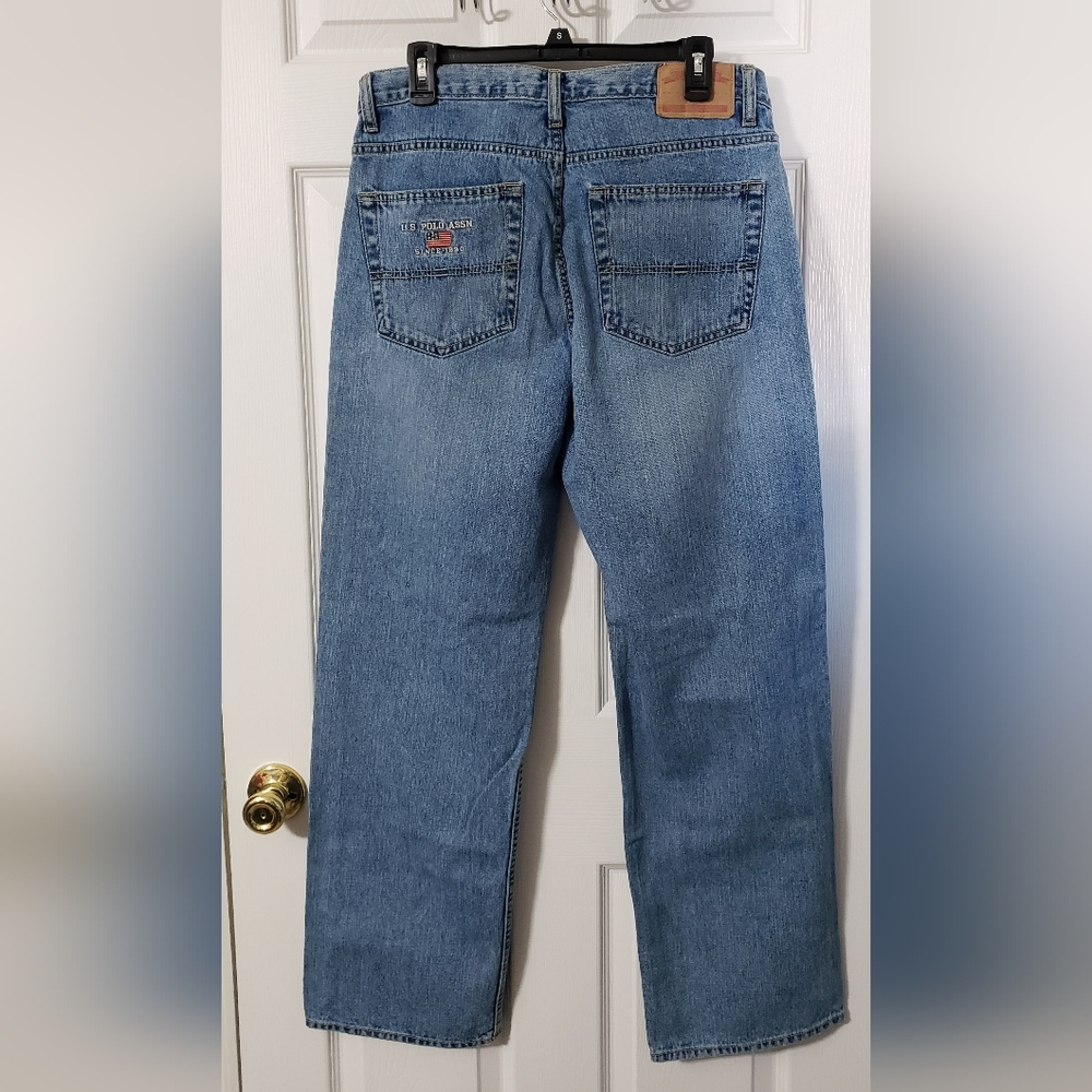 Men's U.S. Polo Assn. Relaxed Jeans with Faded Look
